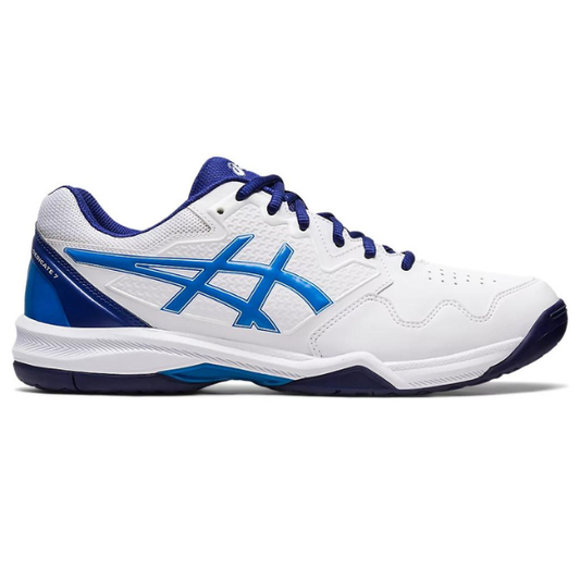 ASICS GEL DEDICATE 7 WHITE/ELECTRIC BLUE